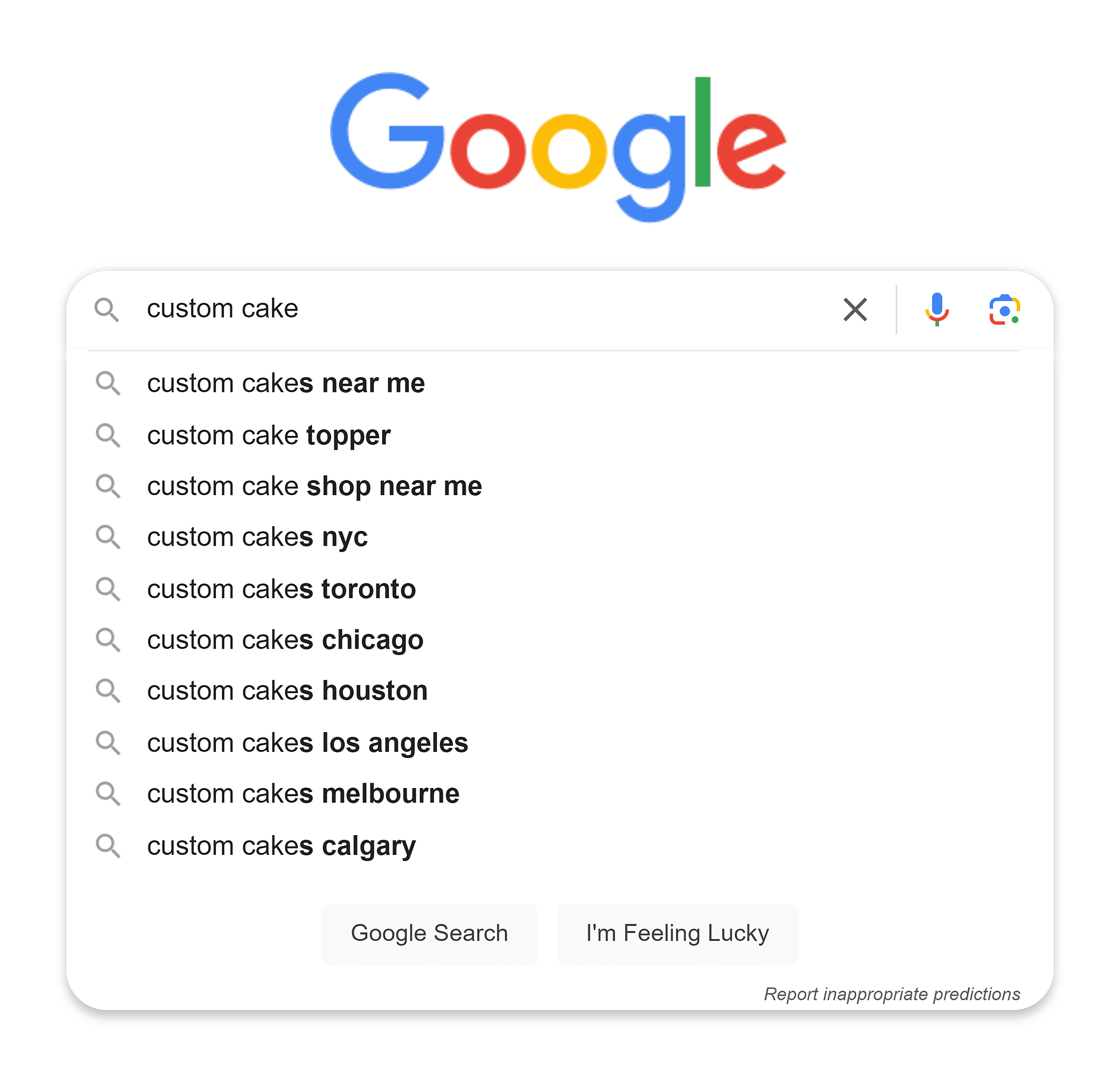Google 自动完成 Google 自动完成